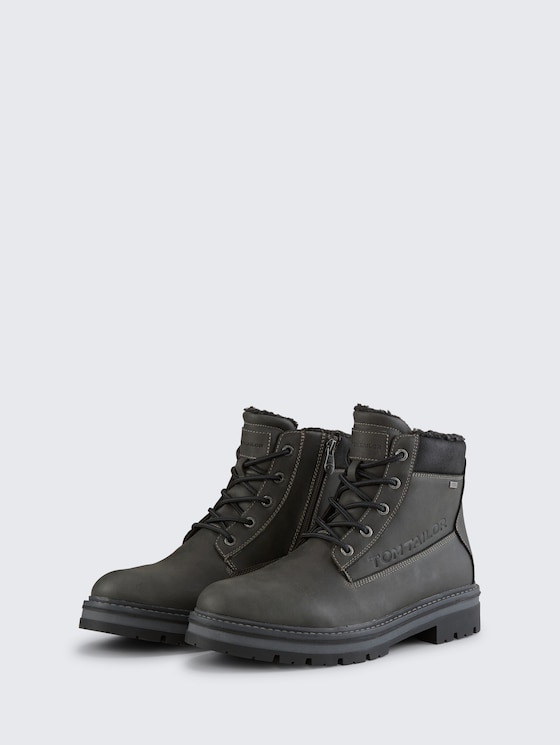 Wasserdichte Boots mit Fütterung von Men, coal