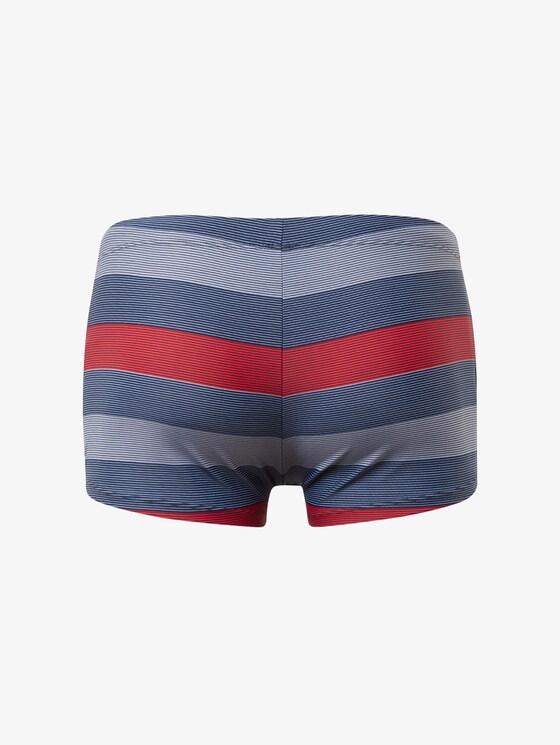 Striped swimming trunks - Men - navy/multicolor Striped swimming trunks - Men - navy/multicolor - 8 - TOM TAILOR