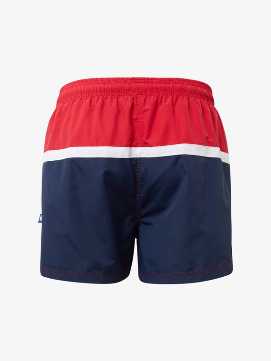 Badehose mit Blockstreifen - Männer - navy/multicolor Badehose mit Blockstreifen - Männer - navy/multicolor - 8 - TOM TAILOR