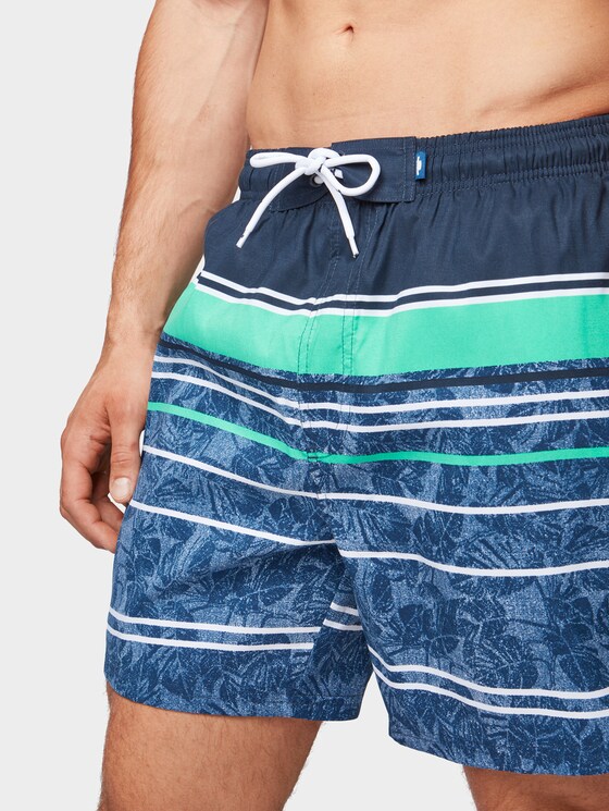 Gemusterte Badehose - Männer - navy/green Gemusterte Badehose - Männer - navy/green - 9 - TOM TAILOR