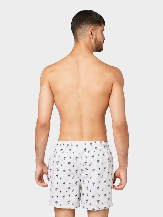 Badehose mit Palmenmuster - Männer - lt. grey Badehose mit Palmenmuster - Männer - lt. grey - 2 - TOM TAILOR