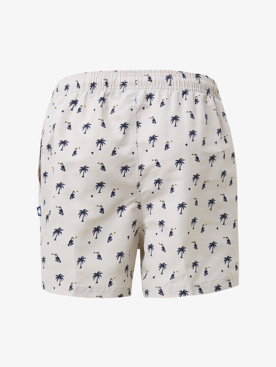 Badehose mit Palmenmuster - Männer - lt. grey Badehose mit Palmenmuster - Männer - lt. grey - 8 - TOM TAILOR
