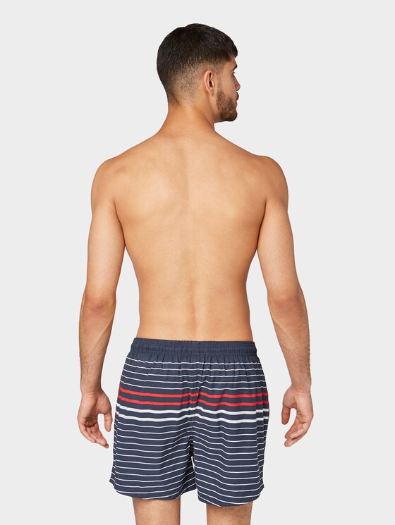 Gestreifte Badehose - Männer - navy Gestreifte Badehose - Männer - navy - 2 - TOM TAILOR
