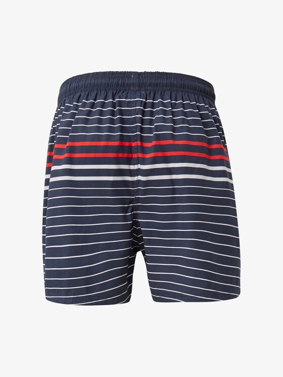 Gestreifte Badehose - Männer - navy Gestreifte Badehose - Männer - navy - 8 - TOM TAILOR
