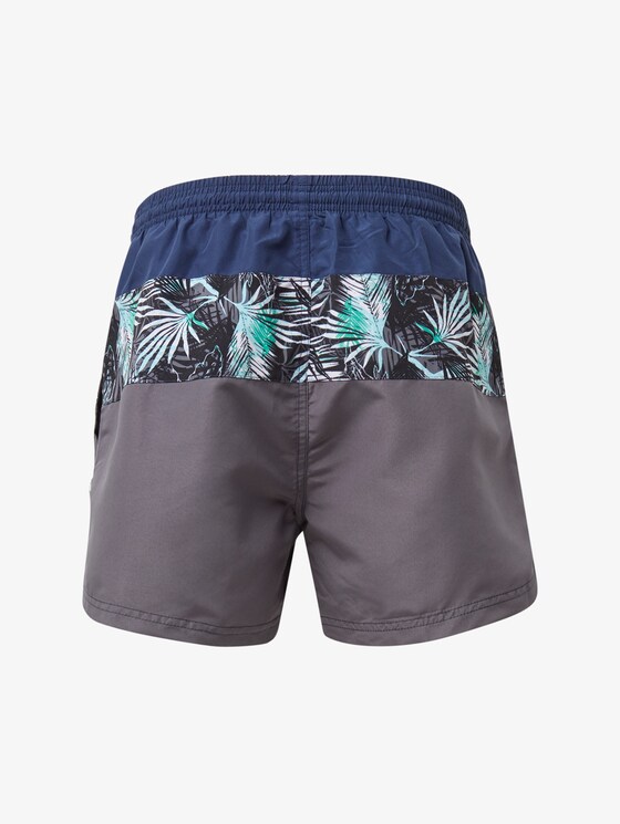 Swimming trunks with block stripes - Men - anthra Swimming trunks with block stripes - Men - anthra - 8 - TOM TAILOR