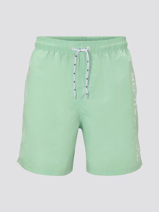 Badehose mit großem Schrift-Print seitlich - Männer - ice peppermint Badehose mit großem Schrift-Print seitlich - Männer - ice peppermint - 7 - TOM TAILOR