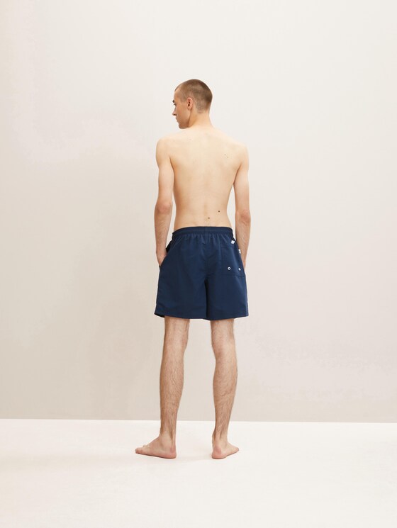 Badehose mit großem Schrift-Print seitlich - Männer - navy Badehose mit großem Schrift-Print seitlich - Männer - navy - 2 - TOM TAILOR