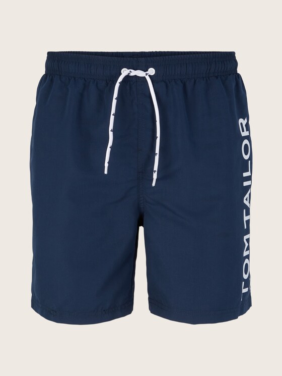 Badehose mit großem Schrift-Print seitlich - Männer - navy Badehose mit großem Schrift-Print seitlich - Männer - navy - 7 - TOM TAILOR
