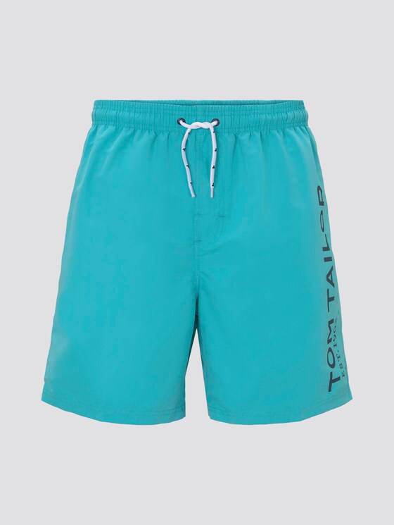 Badehose mit großem Schrift-Print seitlich - Männer - ice blue-capri Badehose mit großem Schrift-Print seitlich - Männer - ice blue-capri - 7 - TOM TAILOR