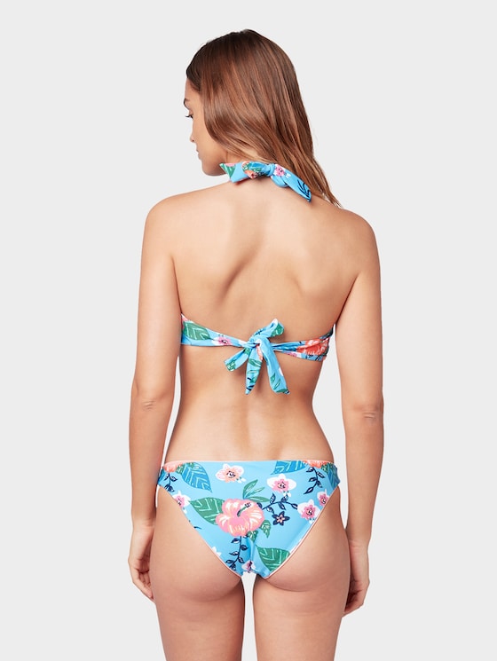 Bikini-Top mit Blumenmuster