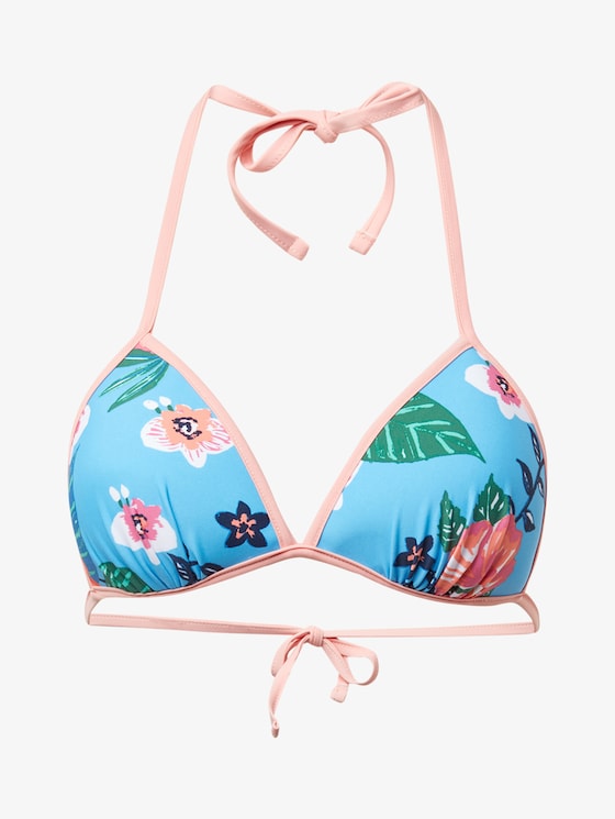 Tweezijdige triangelbikinitop - Vrouwen - coral/turquoise Tweezijdige triangelbikinitop - Vrouwen - coral/turquoise - 7 - TOM TAILOR