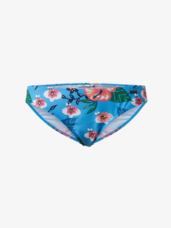 Bikinibroekje met bloemenmotief - Vrouwen - turquoise/ multicolor Bikinibroekje met bloemenmotief - Vrouwen - turquoise/ multicolor - 7 - TOM TAILOR