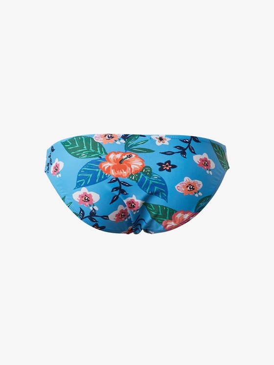 Bikinibroekje met bloemenmotief - Vrouwen - turquoise/ multicolor Bikinibroekje met bloemenmotief - Vrouwen - turquoise/ multicolor - 8 - TOM TAILOR