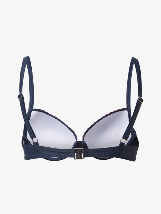 Bikini-Top mit Blumenmuster - Frauen - dress blue Bikini-Top mit Blumenmuster - Frauen - dress blue - 8 - TOM TAILOR