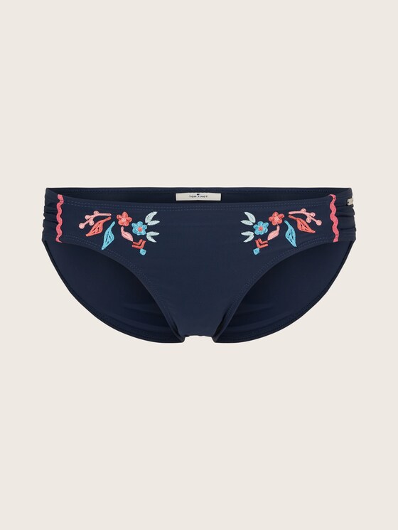 Bikinibroekje met bloemenmotief - Vrouwen - dress blue Bikinibroekje met bloemenmotief - Vrouwen - dress blue - 7 - TOM TAILOR