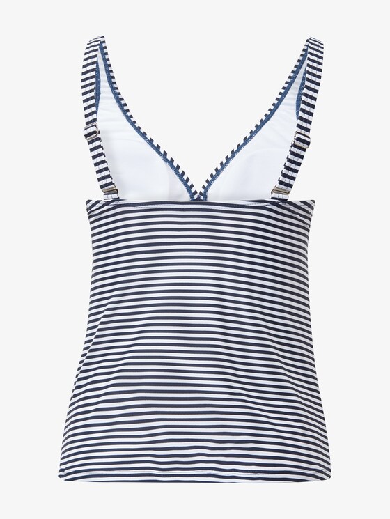 Gestreepte tankinitop - Vrouwen - navy/white Gestreepte tankinitop - Vrouwen - navy/white - 8 - TOM TAILOR
