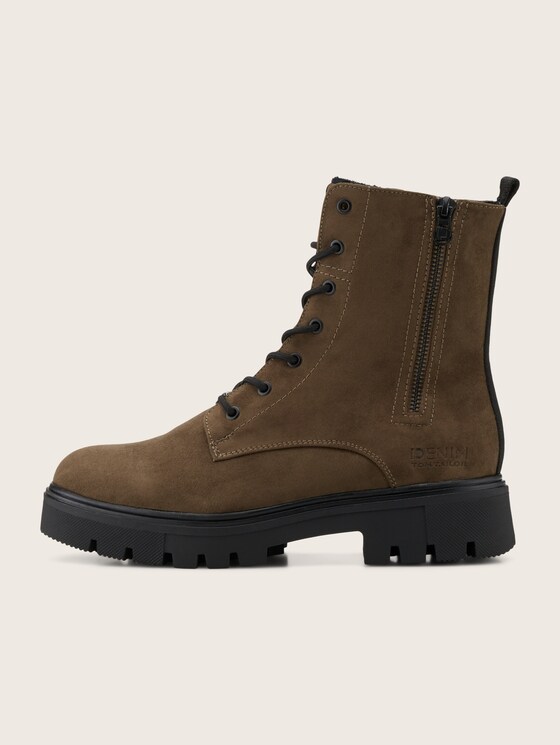 Stiefelette mit Block-Absatz