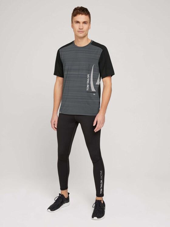 Funktions T-Shirt - Männer - dk grey-melange Funktions T-Shirt - Männer - dk grey-melange - 3 - Tom Tailor E-Shop Kollektion
