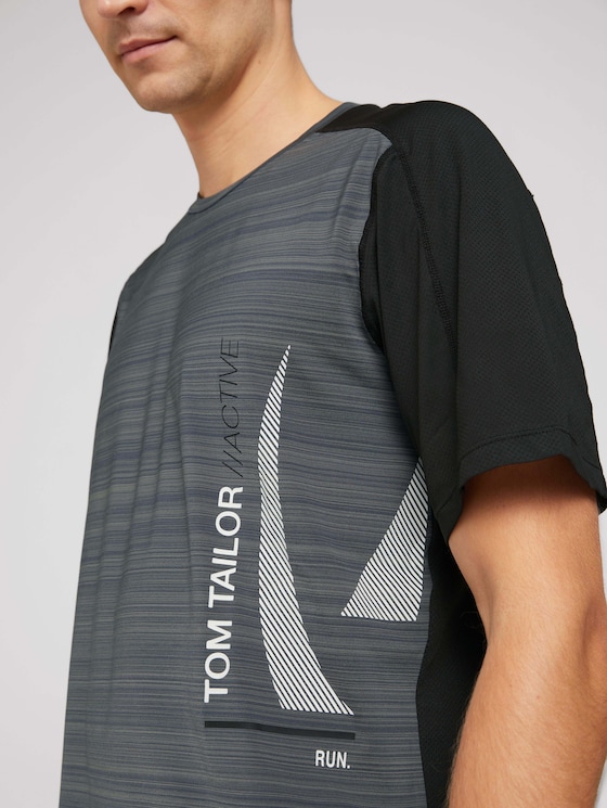 Funktions T-Shirt - Männer - dk grey-melange Funktions T-Shirt - Männer - dk grey-melange - 9 - Tom Tailor E-Shop Kollektion