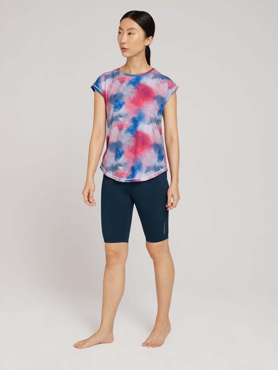 T-Shirt mit Cut Outs - Frauen - offwhite-neonpink T-Shirt mit Cut Outs - Frauen - offwhite-neonpink - 3 - Tom Tailor E-Shop Kollektion