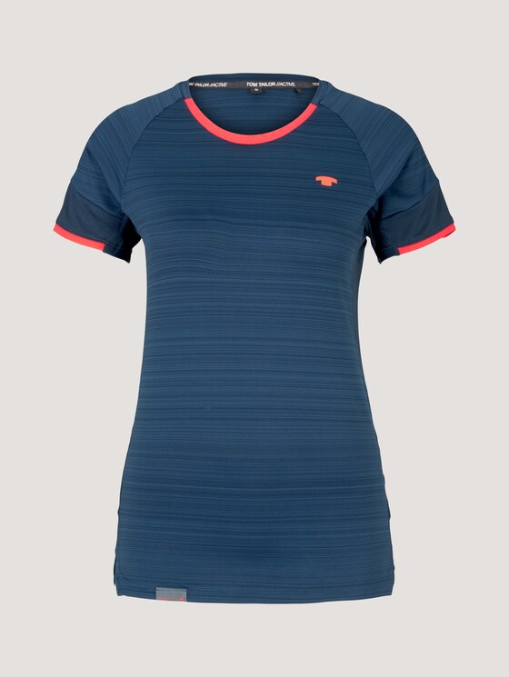 Funktions T-Shirt mit Print - Frauen - dk blue Funktions T-Shirt mit Print - Frauen - dk blue - 7 - Tom Tailor E-Shop Kollektion