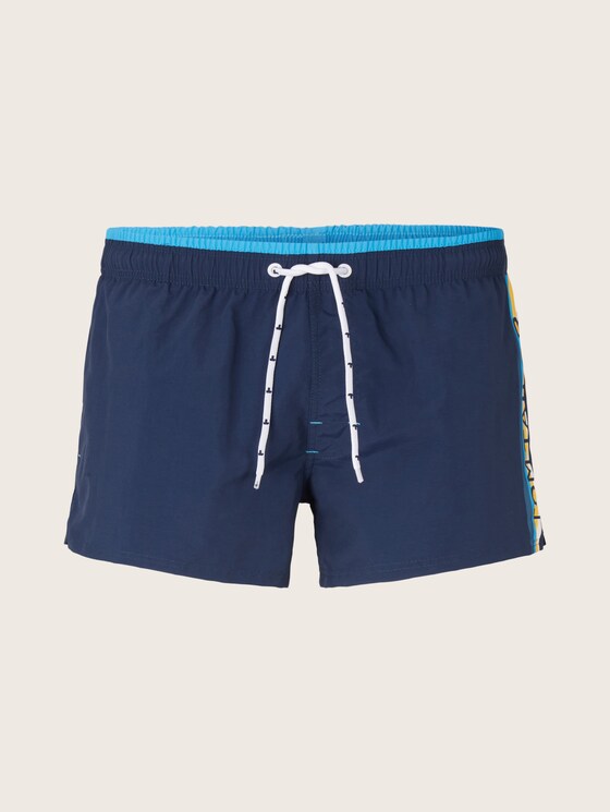 Badehose mit Print - Männer - dress blue Badehose mit Print - Männer - dress blue - 7 - TOM TAILOR