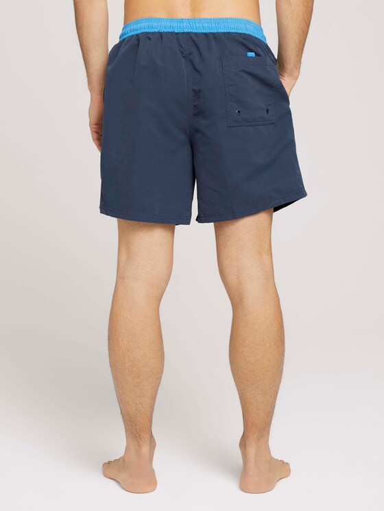 Badeshorts mit Print - Männer - dress blue Badeshorts mit Print - Männer - dress blue - 2 - TOM TAILOR