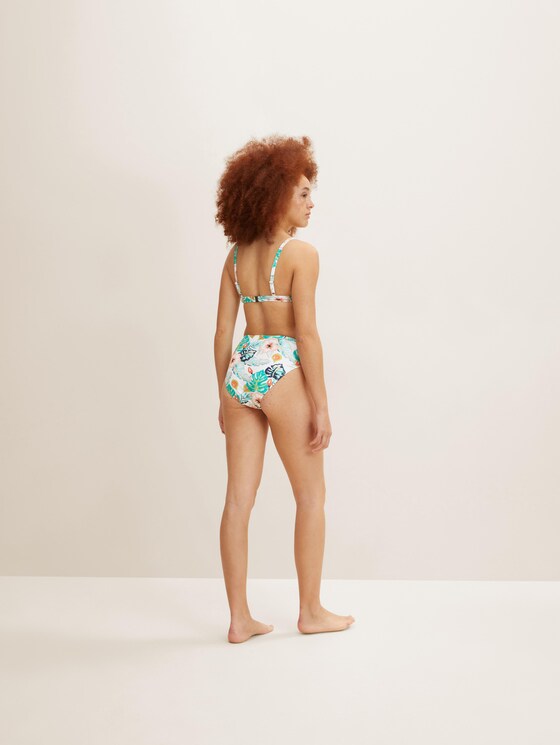Bikini Slip mit Print - Frauen - white/multicolor Bikini Slip mit Print - Frauen - white/multicolor - 2 - TOM TAILOR