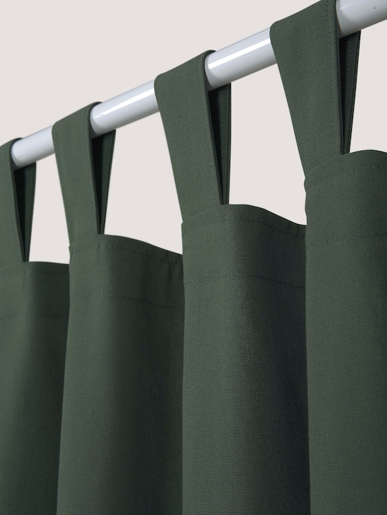 tab-top curtain, plain colours