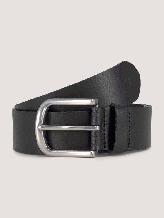 Klassischer Ledergürtel - unisex - black uni Klassischer Ledergürtel - unisex - black uni - 7 - TOM TAILOR