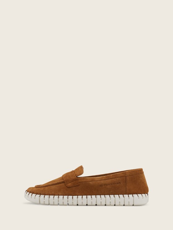 Slipper aus Leder