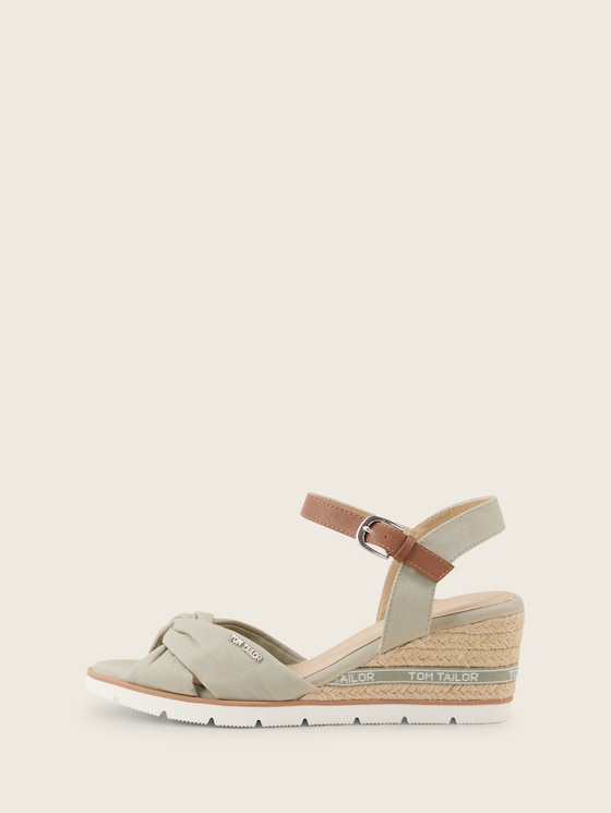 Sandals with wedge heels
