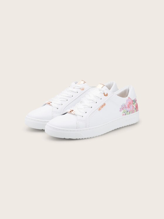 Baskets avec imprimé floral par Women, white