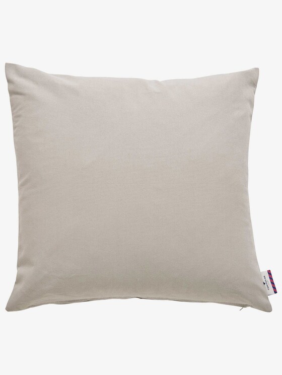 basic cushion cover -  - grey - 1 - Tom Tailor E-Shop Kollektion
