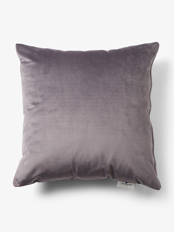 Cushion cover made of velvet - unisex - grey Cushion cover made of velvet - unisex - grey - 8 - TOM TAILOR