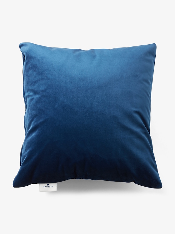 Cushion cover made of velvet -  - blue - 7 - Tom Tailor E-Shop Kollektion
