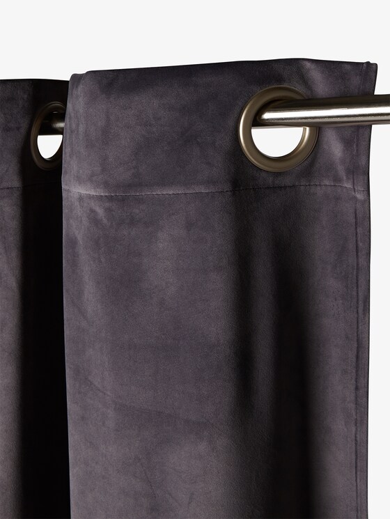 Ösenschal in Samt-Optik - unisex - grey Ösenschal in Samt-Optik - unisex - grey - 9 - TOM TAILOR