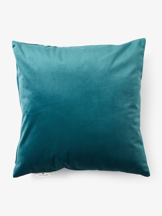 Kissenhülle in Samt-Optik von Unisex, petrol