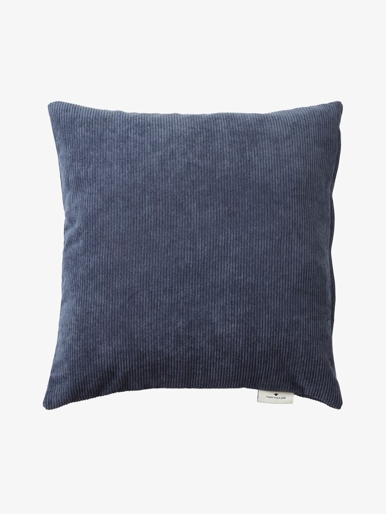 Cushion cover in corduroy look - unisex - blue Cushion cover in corduroy look - unisex - blue - 8 - TOM TAILOR