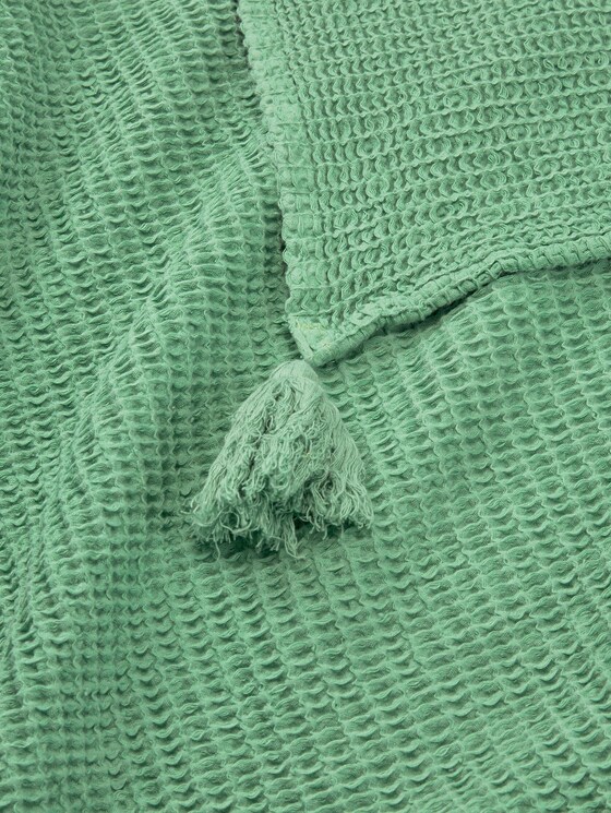 Decke mit Quasten - unisex - green Decke mit Quasten - unisex - green - 13 - TOM TAILOR