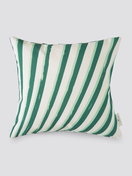 Kissenhülle mit Streifenprint - unisex - white-petrol Kissenhülle mit Streifenprint - unisex - white-petrol - 8 - TOM TAILOR