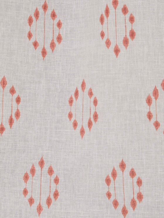 Gemusterter Vorhang mit Leinen - unisex - coral Gemusterter Vorhang mit Leinen - unisex - coral - 10 - TOM TAILOR