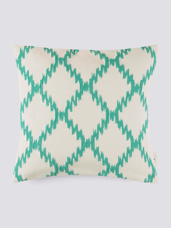 Wende-Kissenhülle mit Boho Muster von Unisex, petrol