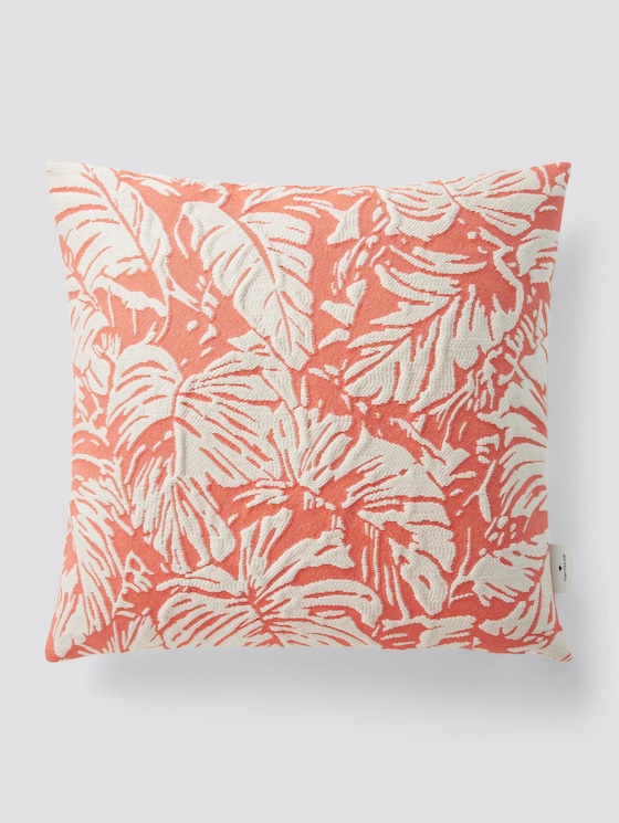 Kissenhülle mit Palmenprint von Unisex, coral