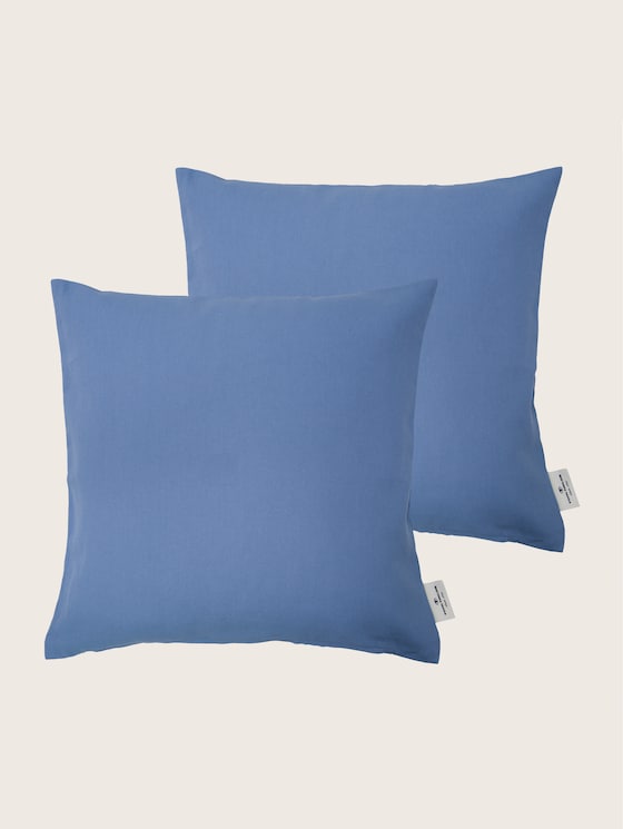 40cm Blue and Ecru Tom Tailor T-Big Stripes Cushion Cover