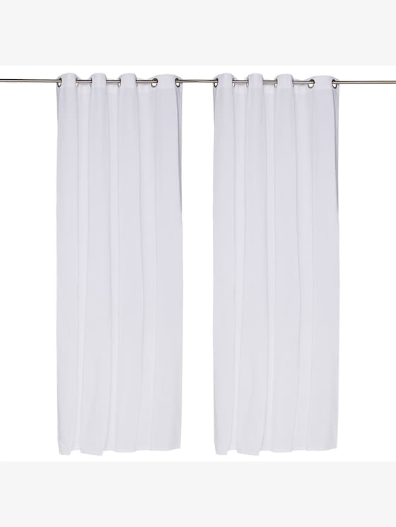 curtains with eyelet dove -  - white - 1 - Tom Tailor E-Shop Kollektion