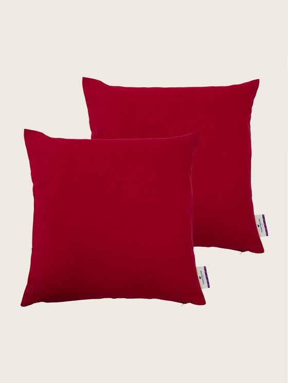 Basic Kissenhülle - unisex - dk.red Basic Kissenhülle - unisex - dk.red - 7 - TOM TAILOR