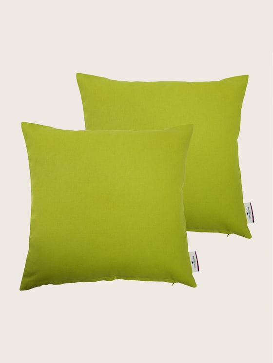 Basic Kissenhülle im 2er Pack von Unisex, green