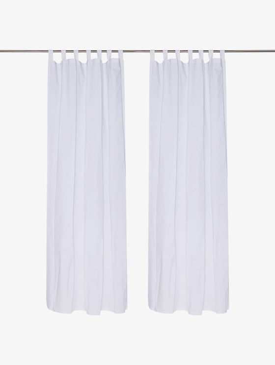 Vorhang mit feiner Struktur -  - white - 1 - Tom Tailor E-Shop Kollektion