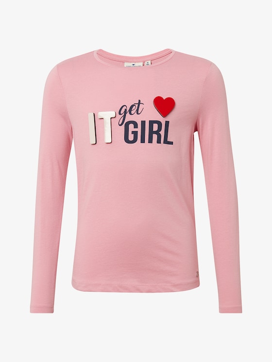 Langarmshirt mit Print - Mädchen - sea-pink Langarmshirt mit Print - Mädchen - sea-pink - 7 - TOM TAILOR